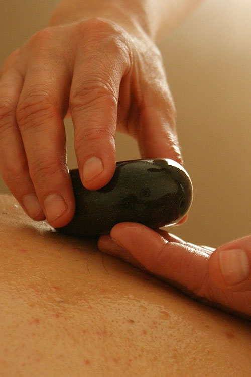 ayurveda massage, naturopathy, reflexology, hot stone massage